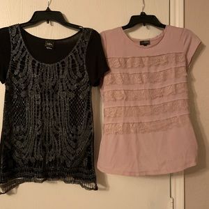 ❤️2 lacy shirts only wore once